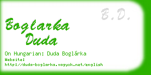 boglarka duda business card